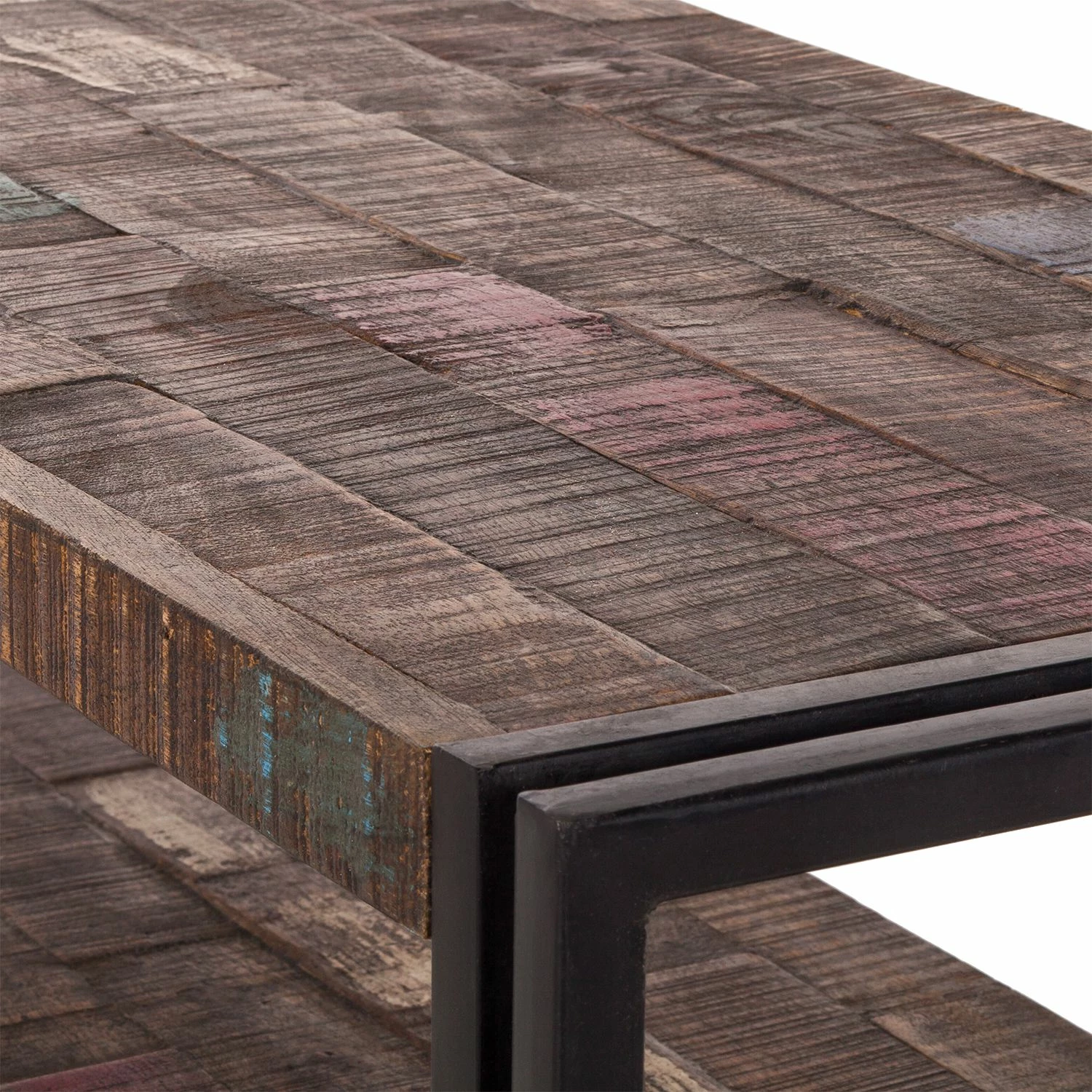 Red Living TV-Lowboard Factory II - Mango massiv / Metall - Vintage Braun 10 Red Living TV-Lowboard Factory II - Mango massiv / Metall - Vintage Braun – Bild 10