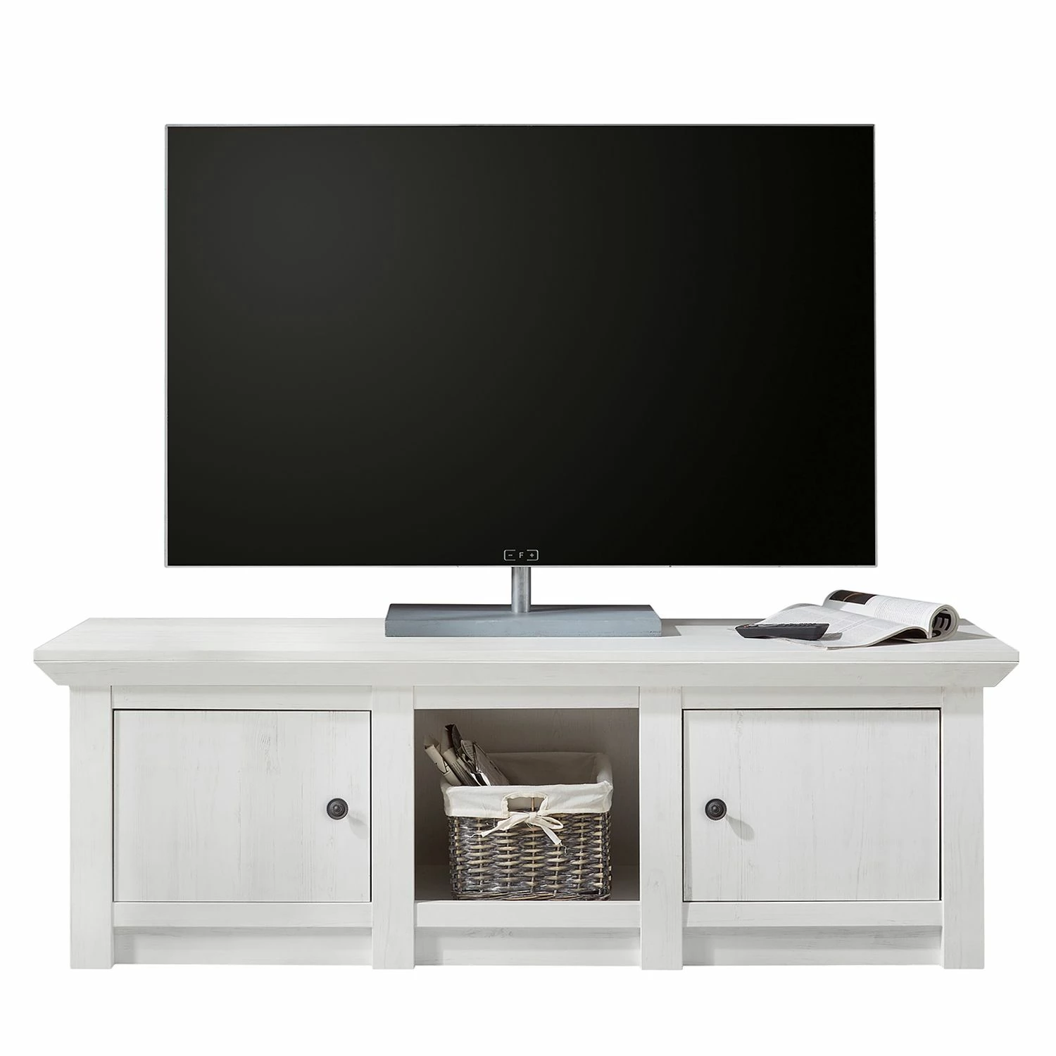 Maison Belfort TV-Lowboard Geestland - Pinie Weiß Dekor 2 Maison Belfort TV-Lowboard Geestland - Pinie Weiß Dekor – Bild 2