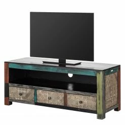 Wolf-Möbel TV-Lowboard Goa I - Mango teilmassiv - Mango Dunkelbraun