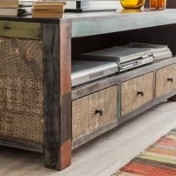 Wolf-Möbel TV-Lowboard Goa I - Mango teilmassiv - Mango Dunkelbraun -WOHNZIMMERMÖBEL Verkäufe tv lowboard goa i akazie mango teilmassiv mehrfarbig 3615925