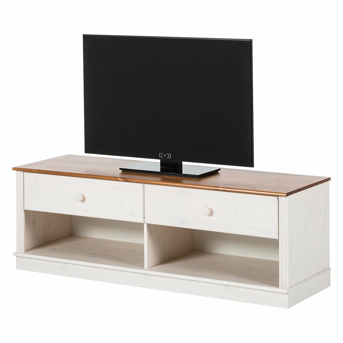 Maison Belfort TV-Lowboard Lillehammer I - Kiefer massiv - Kiefer Weiß / Kiefer Honig 1 Maison Belfort TV-Lowboard Lillehammer I - Kiefer massiv - Kiefer Weiß / Kiefer Honig