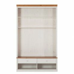 Maison Belfort TV-Wand Lillehammer I - Kiefer massiv - Kiefer Weiß / Kiefer Honig -WOHNZIMMERMÖBEL Verkäufe tv lowboard lillehammer ii kiefer massiv weiss kiefer 1053906