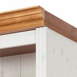 Maison Belfort TV-Wand Lillehammer I - Kiefer massiv - Kiefer Weiß / Kiefer Honig -WOHNZIMMERMÖBEL Verkäufe tv lowboard lillehammer ii kiefer massiv weiss kiefer 1053914