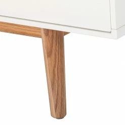 Mørteens TV-Lowboard Lindholm - Weiß - 180 x 45 cm -WOHNZIMMERMÖBEL Verkäufe tv lowboard lindholm eiche teilmassiv weiss 526624