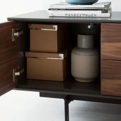 Studio Copenhagen TV-Lowboard Payara - Echtholzfurnier - Walnuss / Anthrazit 23 Studio Copenhagen TV-Lowboard Payara - Echtholzfurnier - Walnuss / Anthrazit -WOHNZIMMERMÖBEL Verkäufe tv lowboard payara walnuss schwarz 4372776