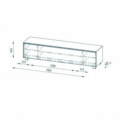 Maja Möbel TV-Lowboard Soundconcept I - Schwarz - Breite: 180 cm -WOHNZIMMERMÖBEL Verkäufe tv lowboard soundconcept i matt sand 180 cm 4564032