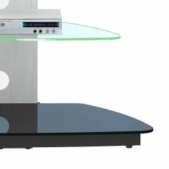 Jahnke TV-Rack CU-MR 50 (inkl. Beleuchtung) - Aluminium/Glas -WOHNZIMMERMÖBEL Verkäufe tv rack cu mr 50 inkl beleuchtung aluminium glas 407409