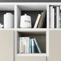 Loftscape TV-Wand Emporior IV - Matt Weiß / Matt Hellbeige - Breite: 294 cm 11 Loftscape TV-Wand Emporior IV - Matt Weiß / Matt Hellbeige - Breite: 294 cm -WOHNZIMMERMÖBEL Verkäufe tv wand emporior iv hochglanz weiss matt hellbeige 5153632