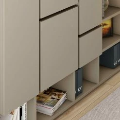 Loftscape TV-Wand Emporior IV - Matt Hellbeige - Breite: 294 cm -WOHNZIMMERMÖBEL Verkäufe tv wand emporior iv matt hellbeige 5161932