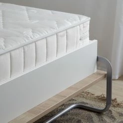 Loftscape Schrankbett-Kombination Godia II - Weiß / Eiche Sonoma Dekor - Bonellfederkernmatratze -WOHNZIMMERMÖBEL Verkäufe wandklappbett kombination godia ii bonellfederkernmatratze weiss eiche sonoma dekor 1722966