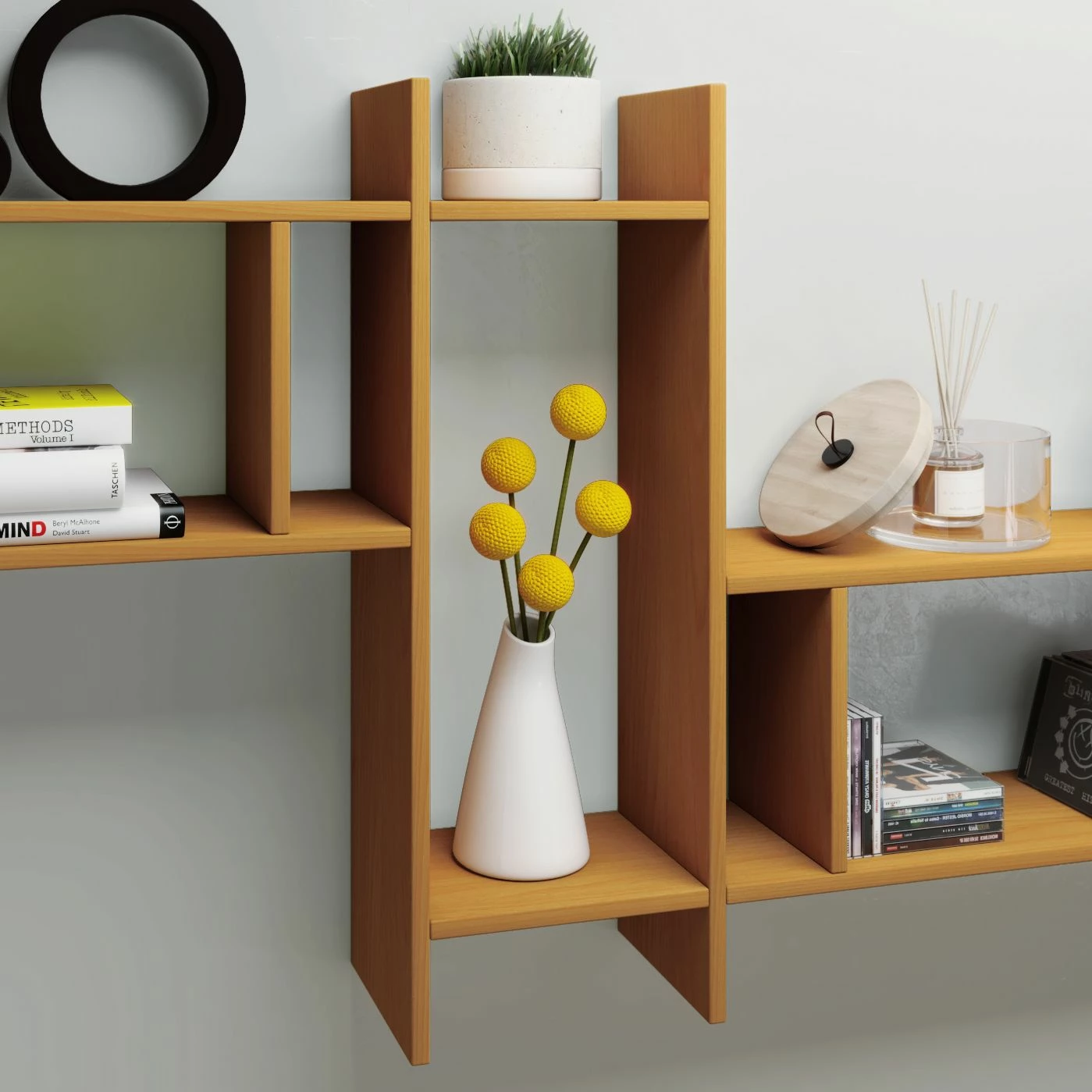 VCM Wandregal Sirola Maxi (3er Set) - Buche Dekor 3 VCM Wandregal Sirola Maxi (3er Set) - Buche Dekor – Bild 3