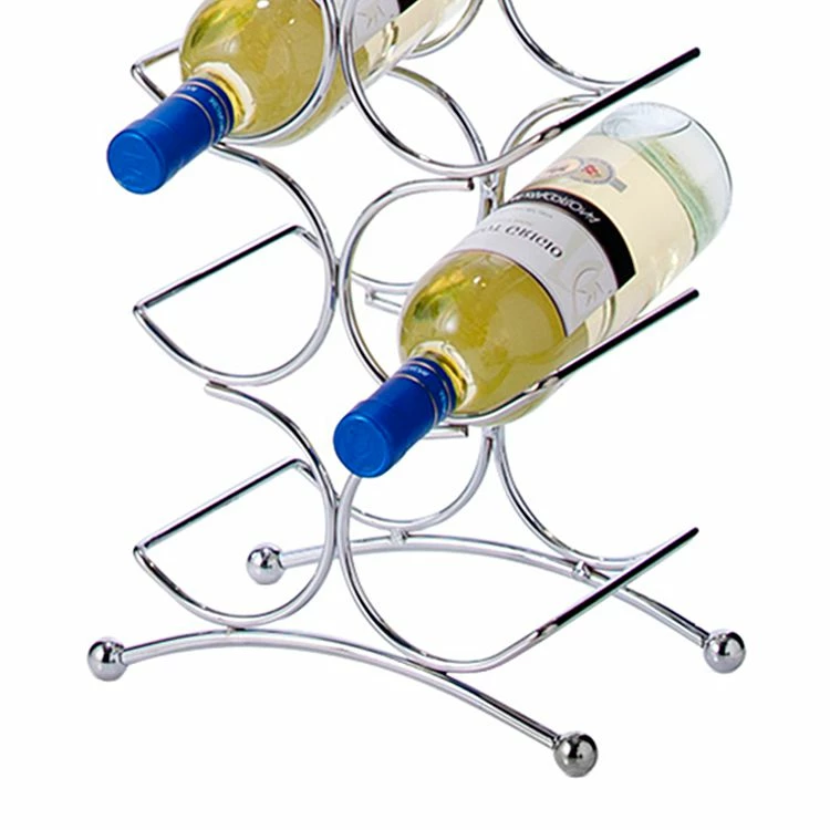 Zeller Weinregal Lionel - Chrom 2 Zeller Weinregal Lionel - Chrom – Bild 2