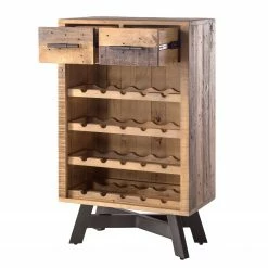 Ars manufacti Weinregal Tamati - Altholz Pinie / Metall - Pinie Dunkel / Schwarz 11 Ars manufacti Weinregal Tamati - Altholz Pinie / Metall - Pinie Dunkel / Schwarz -WOHNZIMMERMÖBEL Verkäufe weinregal tamati altholz pinie metall pinie dunkel schwarz 4920716