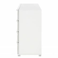 Wiemann Schubkastenkommode Chicago II - Alpinweiß / Glas Weiß -WOHNZIMMERMÖBEL Verkäufe wiemann chicago 26 03 2015 3238073