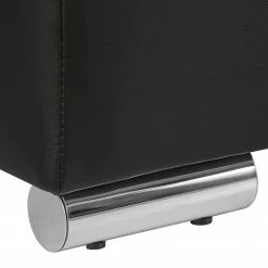 Roomscape Wohnlandschaft Berrings - (mit Schlaffunktion) - Kunstleder / Strukturstoff Schwarz / Grau - Longchair davorstehend links -WOHNZIMMERMÖBEL Verkäufe wohnlandschaft berrings mit schlaffunktion kunstleder strukturstoff schwarz grau longchair davorstehend links 3633477