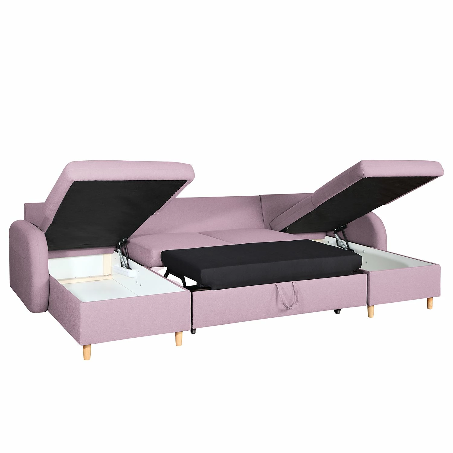 Mørteens Wohnlandschaft Eastville - Mauve - Mit Schlaffunktion 4 Mørteens Wohnlandschaft Eastville - Mauve - Mit Schlaffunktion – Bild 4
