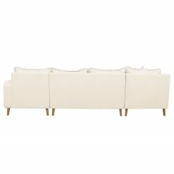 Mørteens Wohnlandschaft Greeneville - Ecru - Longchair davorstehend rechts -WOHNZIMMERMÖBEL Verkäufe wohnlandschaft greeneville strukturstoff longchair davorstehend rechts ecru 4871564