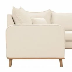 Mørteens Wohnlandschaft Greeneville - Ecru - Longchair davorstehend rechts -WOHNZIMMERMÖBEL Verkäufe wohnlandschaft greeneville strukturstoff longchair davorstehend rechts ecru 4871572