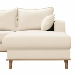 Mørteens Wohnlandschaft Greeneville - Ecru - Longchair davorstehend rechts -WOHNZIMMERMÖBEL Verkäufe wohnlandschaft greeneville strukturstoff longchair davorstehend rechts ecru 4871576