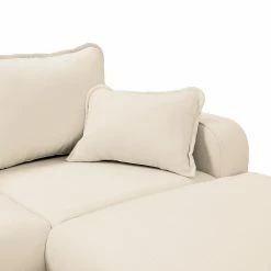 Mørteens Wohnlandschaft Greeneville - Ecru - Longchair davorstehend rechts -WOHNZIMMERMÖBEL Verkäufe wohnlandschaft greeneville strukturstoff longchair davorstehend rechts ecru 4871584