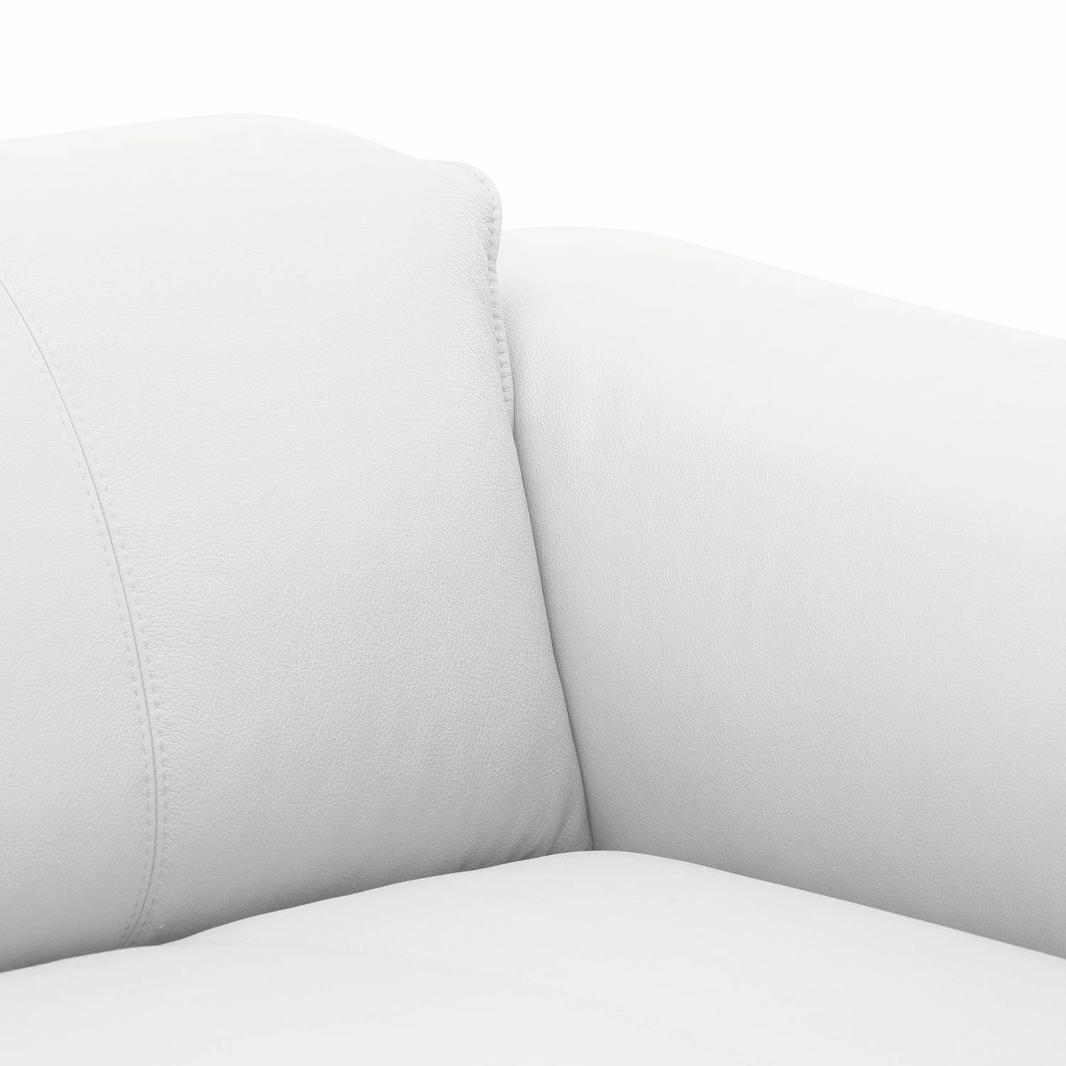 Studio Copenhagen Wohnlandschaft HUDSON - Echtleder Neka: Weiß - Longchair davorstehend rechts / Ottomane links 4 Studio Copenhagen Wohnlandschaft HUDSON - Echtleder Neka: Weiß - Longchair davorstehend rechts / Ottomane links – Bild 4