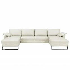 Fredriks Wohnlandschaft Laureto II Echtleder - Perlweiß -WOHNZIMMERMÖBEL Verkäufe wohnlandschaft laureto ii echtleder perlweiss 4186628