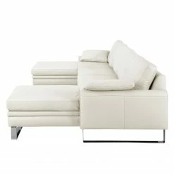 Fredriks Wohnlandschaft Laureto II Echtleder - Perlweiß -WOHNZIMMERMÖBEL Verkäufe wohnlandschaft laureto ii echtleder perlweiss 4186632