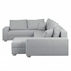 Roomscape Wohnlandschaft Loorana - (mit Schlaffunktion) - beidseitig montierbar - Strukturstoff - Lichtgrau -WOHNZIMMERMÖBEL Verkäufe wohnlandschaft loorana mit schlaffunktion strukturstoff ottomane longchair beidseitig montierbar hellgrau 4096628