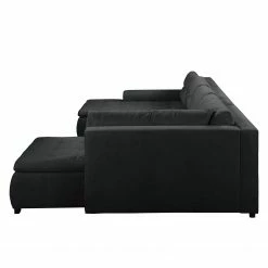 Fredriks Wohnlandschaft Norley (mit Schlaffunktio 28 Fredriks Wohnlandschaft Norley (mit Schlaffunktio -WOHNZIMMERMÖBEL Verkäufe wohnlandschaft norley mit schlaffunktion webstoff longchair davorstehend links ottomane rechts dunkelgrau 5102500