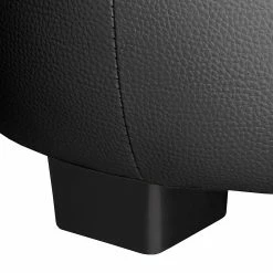 Roomscape Ecksofa Sabea Kunstleder / Strukturstoff - Schwarz / Hellgrau -WOHNZIMMERMÖBEL Verkäufe wohnlandschaft sabea kunstleder schwarz strukturstoff hellgrau 1755666