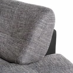 Roomscape Ecksofa Sabea Kunstleder / Strukturstoff - Schwarz / Hellgrau -WOHNZIMMERMÖBEL Verkäufe wohnlandschaft sabea kunstleder schwarz strukturstoff hellgrau 1755694