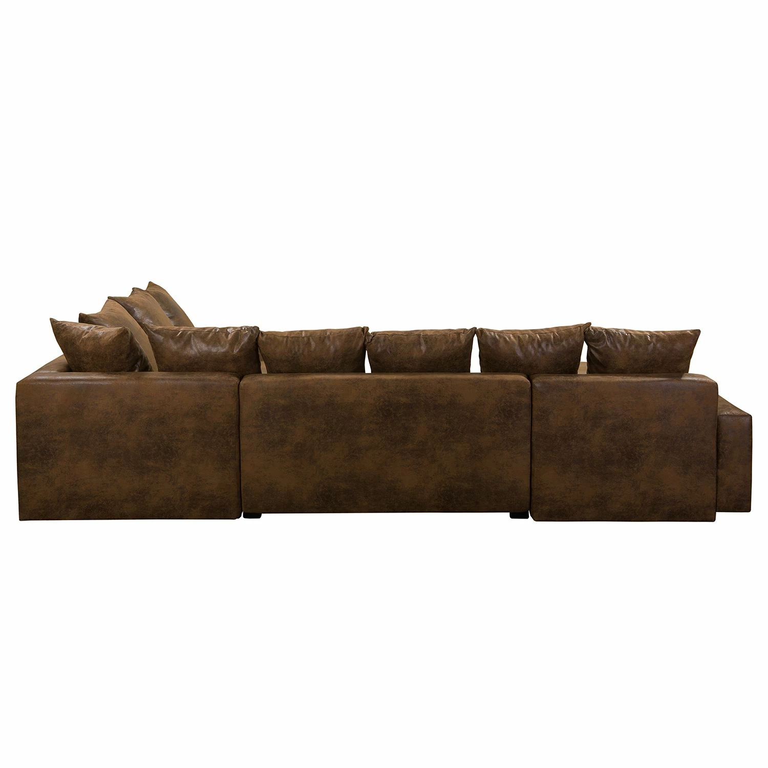 Mooved Wohnlandschaft Sibenik - (mit Schlaffunktion) - Antiklederoptik - Braun - Longchair davorstehend rechts / Ottomane links 4 Mooved Wohnlandschaft Sibenik - (mit Schlaffunktion) - Antiklederoptik - Braun - Longchair davorstehend rechts / Ottomane links – Bild 4