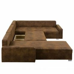 Mooved Wohnlandschaft Sibenik - (mit Schlaffunktion) - Antiklederoptik - Braun - Longchair davorstehend rechts / Ottomane links 33 Mooved Wohnlandschaft Sibenik - (mit Schlaffunktion) - Antiklederoptik - Braun - Longchair davorstehend rechts / Ottomane links -WOHNZIMMERMÖBEL Verkäufe wohnlandschaft sibenik antiklederoptik longchair davorstehend rechts ottomane links braun 4960392