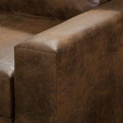 Mooved Wohnlandschaft Sibenik - (mit Schlaffunktion) - Antiklederoptik - Braun - Longchair davorstehend rechts / Ottomane links 36 Mooved Wohnlandschaft Sibenik - (mit Schlaffunktion) - Antiklederoptik - Braun - Longchair davorstehend rechts / Ottomane links -WOHNZIMMERMÖBEL Verkäufe wohnlandschaft sibenik antiklederoptik longchair davorstehend rechts ottomane links braun 4960404