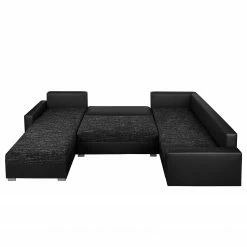 Fredriks Wohnlandschaft Sibenik - (mit Schlaffunktion) - Kunstleder/Strukturstoff - Anthrazit - Longchair davorstehend links / Ottomane rechts 29 Fredriks Wohnlandschaft Sibenik - (mit Schlaffunktion) - Kunstleder/Strukturstoff - Anthrazit - Longchair davorstehend links / Ottomane rechts -WOHNZIMMERMÖBEL Verkäufe wohnlandschaft sibenik kunstleder strukturstoff anthrazit longchair davorstehend links ottomane rechts 4960120