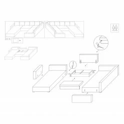 Fredriks Wohnlandschaft Sibenik - (mit Schlaffunktion) - Kunstleder/Strukturstoff - Anthrazit - Longchair davorstehend links / Ottomane rechts 41 Fredriks Wohnlandschaft Sibenik - (mit Schlaffunktion) - Kunstleder/Strukturstoff - Anthrazit - Longchair davorstehend links / Ottomane rechts -WOHNZIMMERMÖBEL Verkäufe wohnlandschaft sibenik kunstleder strukturstoff anthrazit longchair davorstehend links ottomane rechts 4961656 1