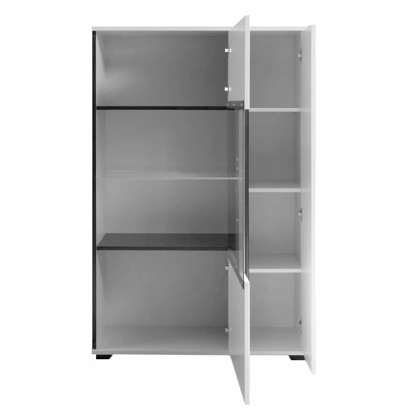 Roomscape Wohnwand Farson (4-teilig) - Hochglanz Weiß / Weiß 6 Roomscape Wohnwand Farson (4-teilig) - Hochglanz Weiß / Weiß – Bild 6