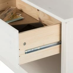 Maison Belfort Wohnwand Lillehammer III (3-teilig) - Kiefer massiv - Kiefer Weiß -WOHNZIMMERMÖBEL Verkäufe wohnwand lillehammer iii 3 teilig kiefer massiv weiss 1655266