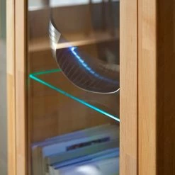 Ars Natura Wohnwand Majona (4-teilig) - Kernbuche -WOHNZIMMERMÖBEL Verkäufe wohnwand majona 4 teilig inkl beleuchtung kernbuche massiv 980790