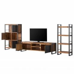 Ars manufacti Wohnwand Manchester I (3-teilig) - Akazie teilmassiv / Metall - Akazie / Anthrazit 12 Ars manufacti Wohnwand Manchester I (3-teilig) - Akazie teilmassiv / Metall - Akazie / Anthrazit -WOHNZIMMERMÖBEL Verkäufe wohnwand manchester i 3 teilig akazie teilmassiv metall akazie anthrazit 4874588