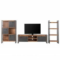 Ars manufacti Wohnwand Manchester I (3-teilig) - Akazie teilmassiv / Metall - Akazie / Anthrazit 13 Ars manufacti Wohnwand Manchester I (3-teilig) - Akazie teilmassiv / Metall - Akazie / Anthrazit -WOHNZIMMERMÖBEL Verkäufe wohnwand manchester i 3 teilig akazie teilmassiv metall akazie anthrazit 4874620