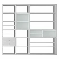 Loftscape XL Regalwand Emporior I.A - Cremeweiß - Ohne Beleuchtung