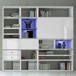 Loftscape XL Regalwand Emporior I.C - Mit Beleuchtung 6 Loftscape XL Regalwand Emporior I.C - Mit Beleuchtung -WOHNZIMMERMÖBEL Verkäufe xl regalwand emporior i c hochglanz weiss rgb led beleuchtung 3396773
