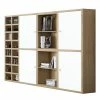 Loftscape XL Regalwand Emporior IX.A - Weiß / Eiche Dekor