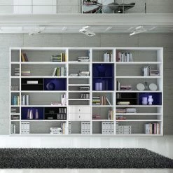 Loftscape XXL Regalwand Emporior II - Hochglanz Weiß / Schwarz - Mit Beleuchtung 6 Loftscape XXL Regalwand Emporior II - Hochglanz Weiß / Schwarz - Mit Beleuchtung -WOHNZIMMERMÖBEL Verkäufe xxl regalwand emporior ii rgb led beleuchtung hochglanz weiss schwarz 3396365