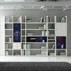 Loftscape XXL Regalwand Emporior V.A - Weiß / Schwarz - Mit Beleuchtung 8 Loftscape XXL Regalwand Emporior V.A - Weiß / Schwarz - Mit Beleuchtung -WOHNZIMMERMÖBEL Verkäufe xxl regalwand emporior v a weiss schwarz 289451