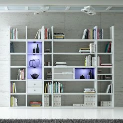 Loftscape XXL Regalwand Emporior VII - Weiß - Mit Beleuchtung 7 Loftscape XXL Regalwand Emporior VII - Weiß - Mit Beleuchtung -WOHNZIMMERMÖBEL Verkäufe xxl regalwand emporior vii rgb led beleuchtung weiss 3397161