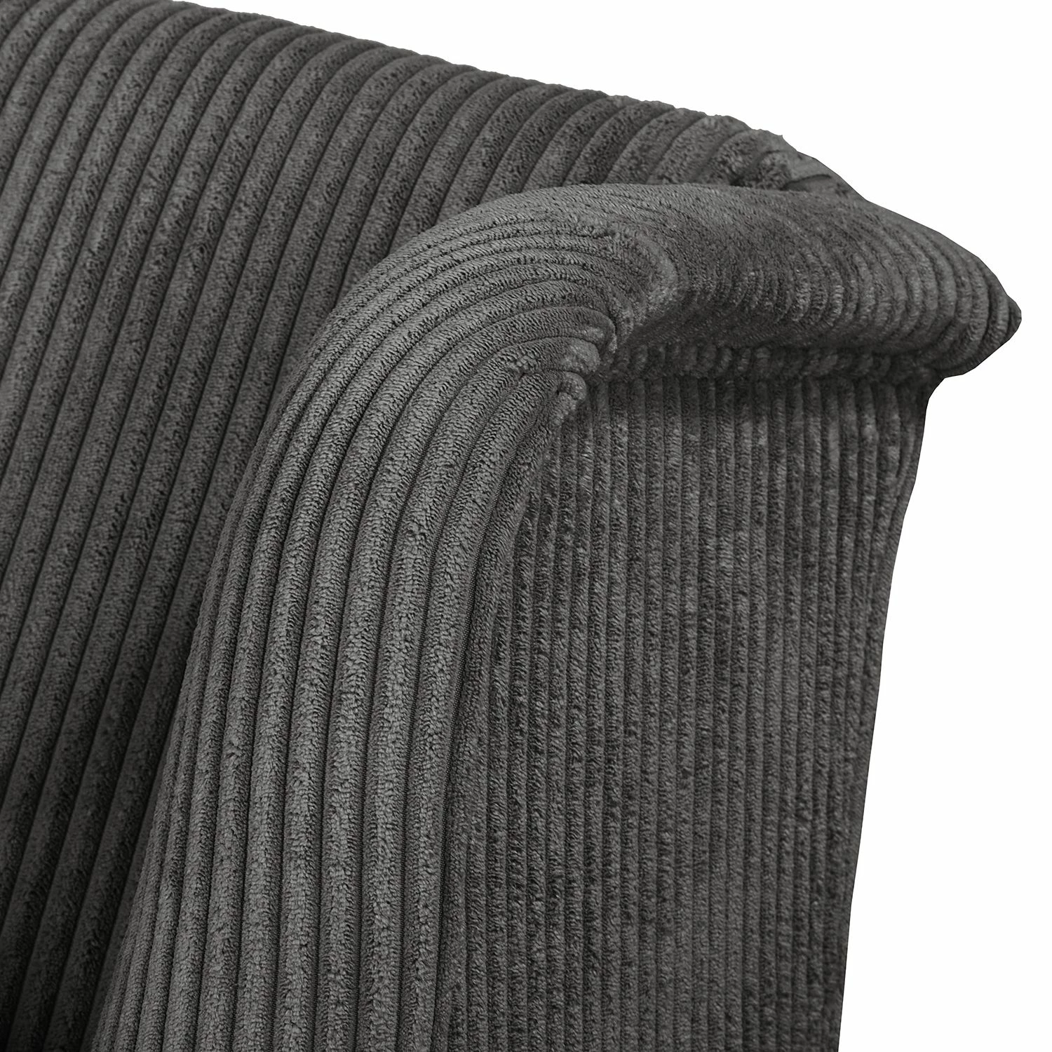 Maison Belfort XXL Sessel Colares Cord - Grau 5 Maison Belfort XXL Sessel Colares Cord - Grau – Bild 5