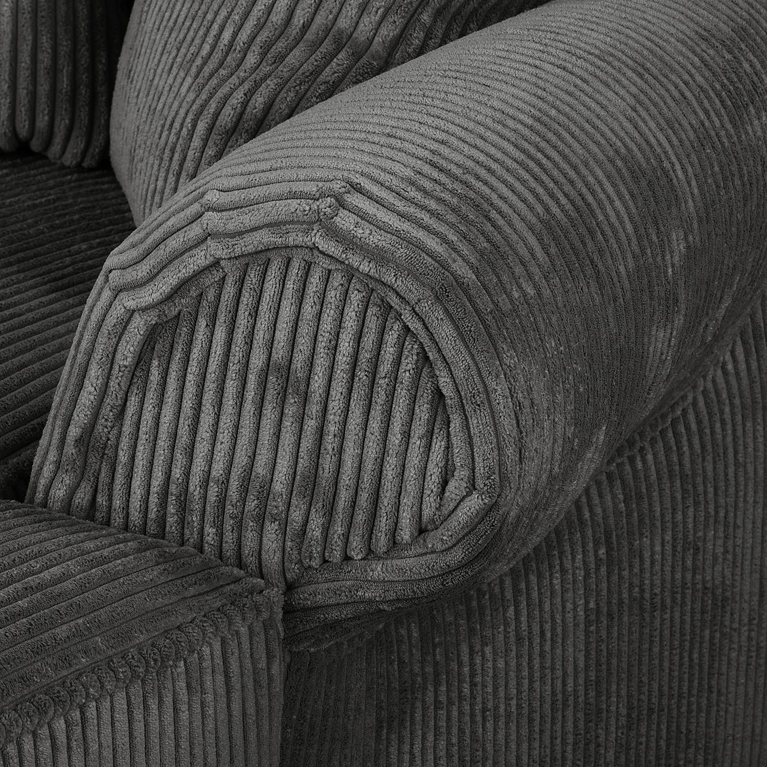 Maison Belfort XXL Sessel Colares Cord - Grau 6 Maison Belfort XXL Sessel Colares Cord - Grau – Bild 6